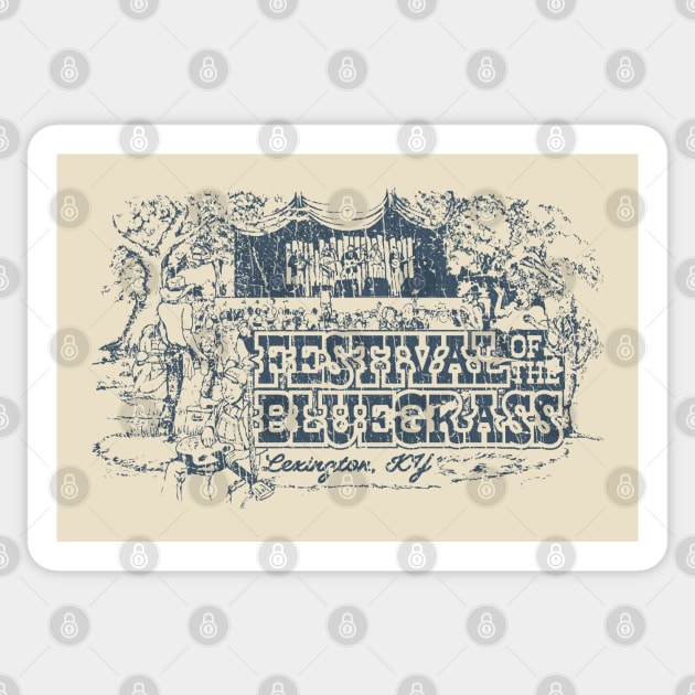 Festival of the Bluegrass 1974 Sticker by JCD666